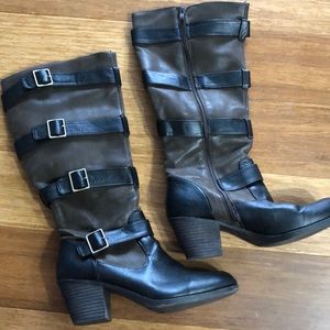 Brown & Black Boots